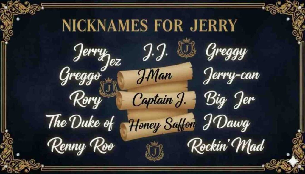 Nicknames for Jerry