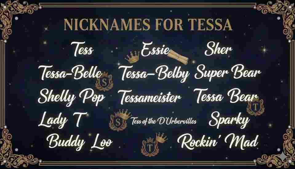 Nicknames for Tessa