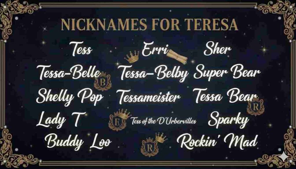 Nicknames for Teresa