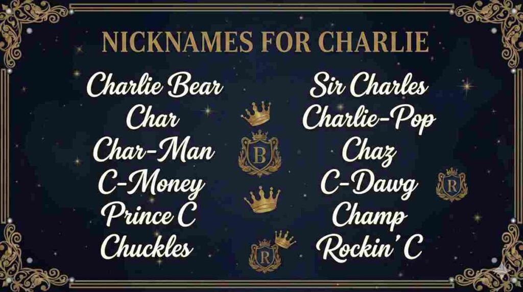 Nicknames for Charlie