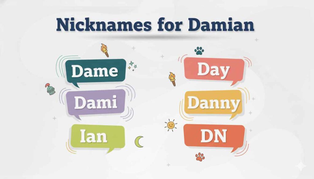 Nicknames for Damian