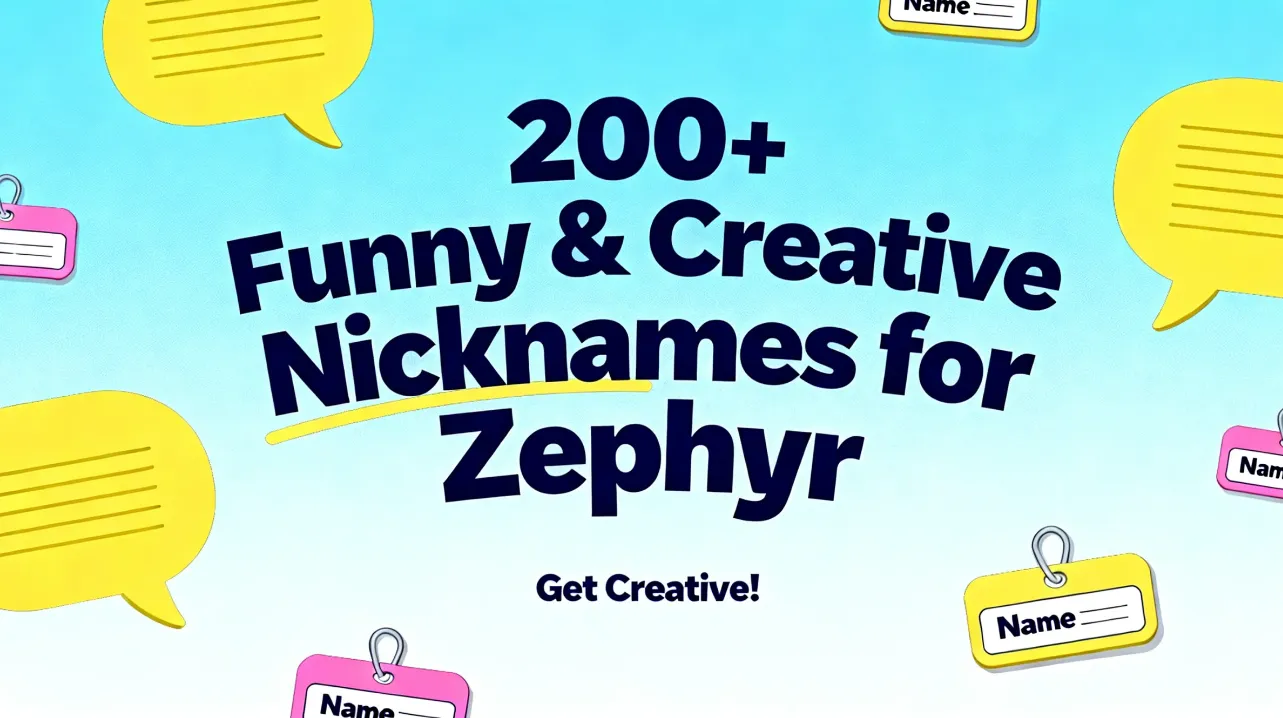 Nicknames for Zephyr: 200+ Funny & Creative