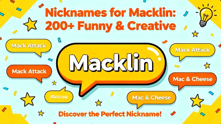 Nicknames for Macklin 200+ Funny & Creative
