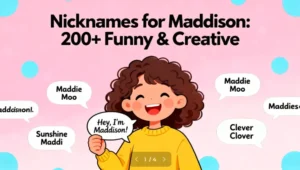 Nicknames for Maddison 200+ Funny & Creative