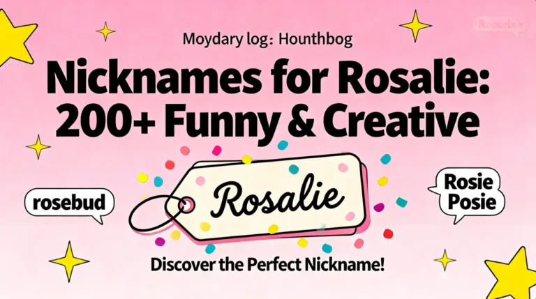 Nicknames for Rosalie: 200+ Funny & Creative