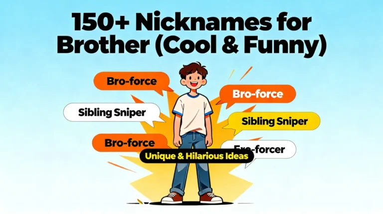 150+ Nicknames for Brother (Cool & Funny)