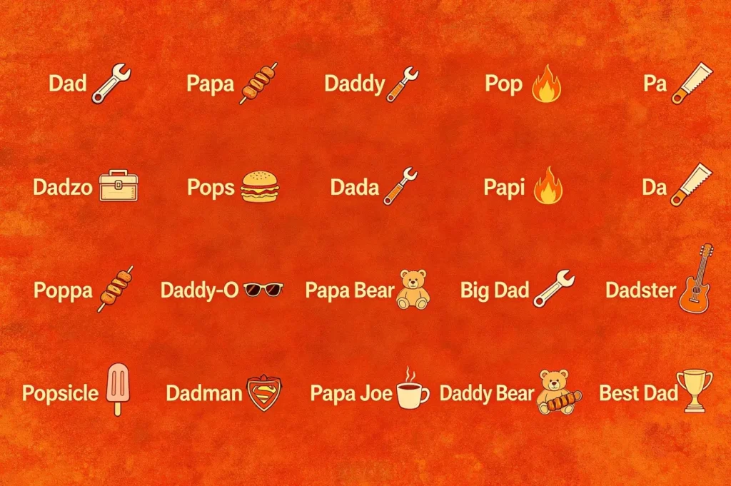 Best Funny Contact Names for Dad