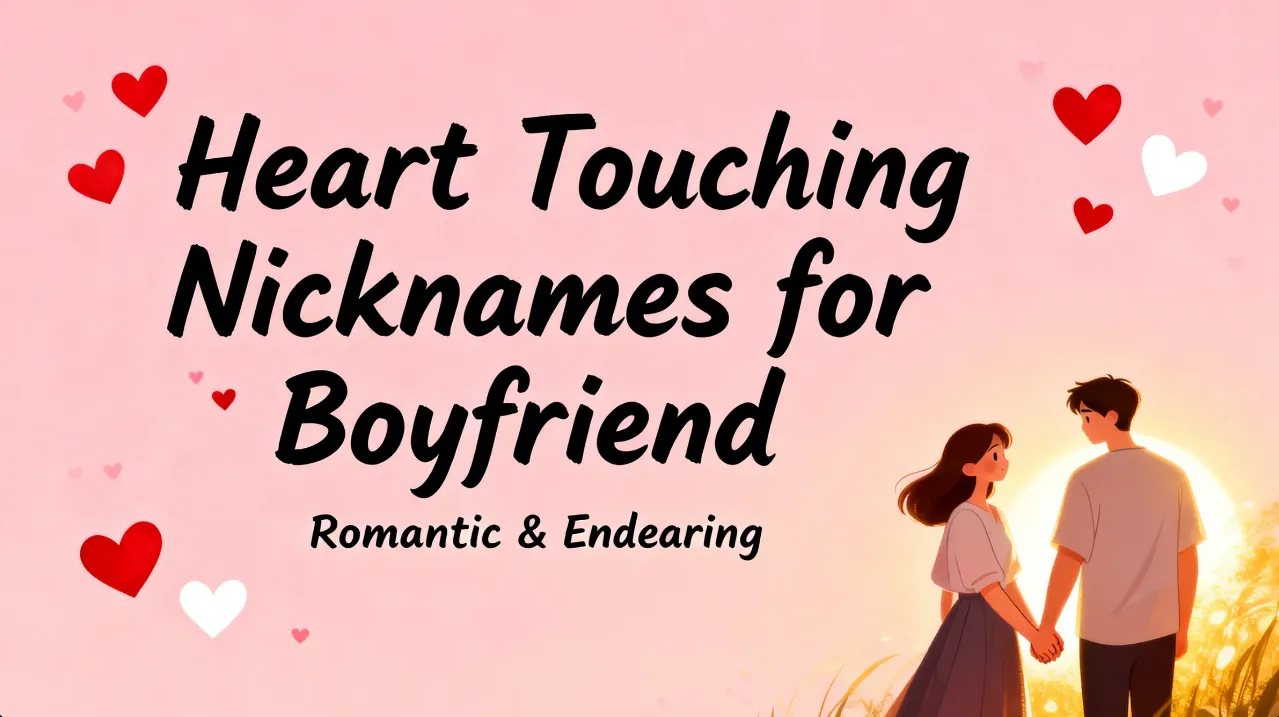 Heart Touching Nicknames for Boyfriend