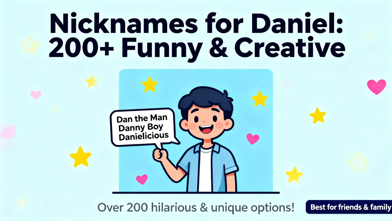 Nicknames for Daniel 200+ Funny & Creative