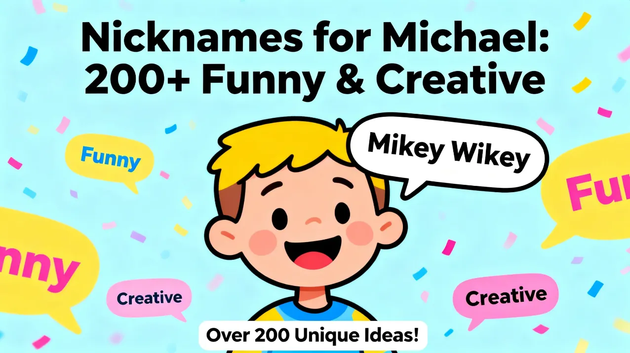 Nicknames for Michael 200+ Funny & Creative