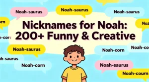 Nicknames for Noah 200+ Funny & Creative