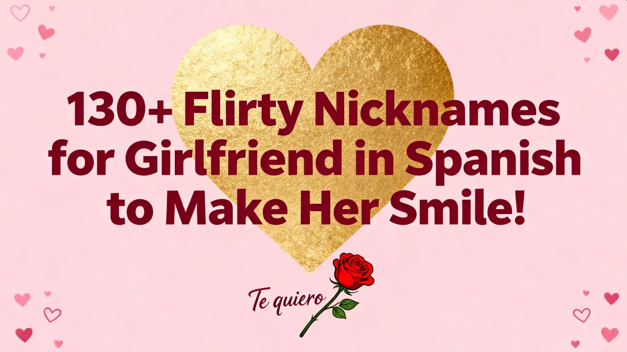 130+ Flirty Nicknames for Girlfriend in Spanish to Make Her Smile!