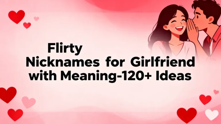 Flirty Nicknames for Girlfriend with Meaning 💋 120+ Ideas