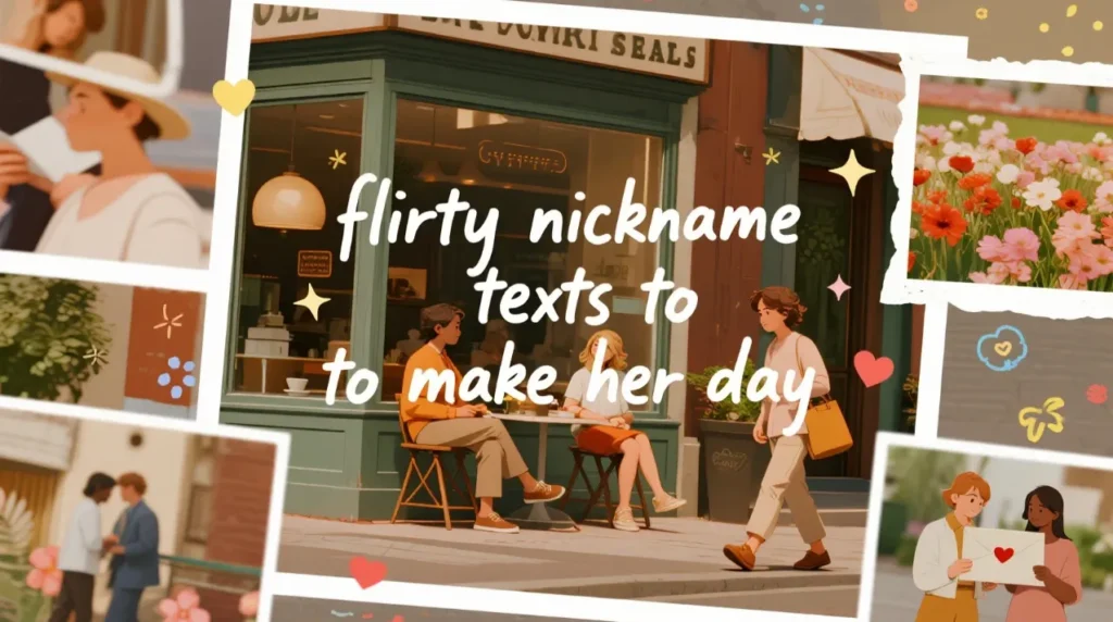 💌 Flirty Nickname Texts to Make Her Day